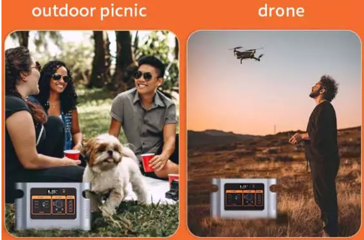 1000W Outdoor Portable Power Station LifePO4 Battery Multi Function