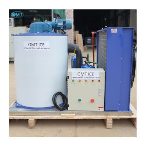 480 KG Capacity Fully Automatic Flake Ice Maker for Fish Cooling and Storage