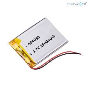 3.7V 1500mah Lipo Rechargeable Lithium Polymer Battery 5.55wh 505050 604050