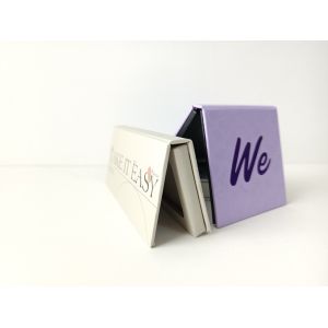 Cosmetic 2 Hole Empty Eyeshadow Palette Greyboard Cheek Palette