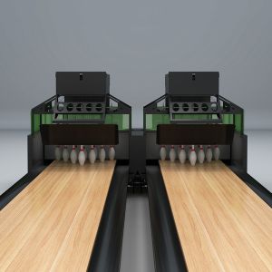 China Customized Light up Bowling Lane Set with 2000kg Capacity 590X240X240cm Size and 1 Year Warranty for Indoor Game Play on sale