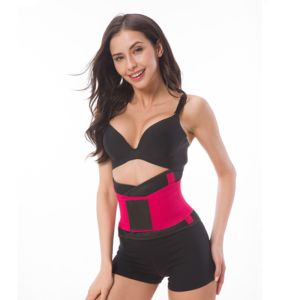 Pink Lumbar Elastic Waist Support Belt With FCC Certification