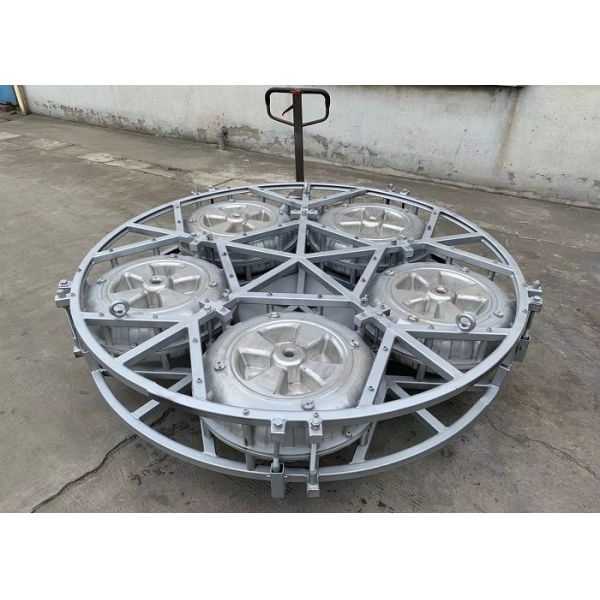 Custom Aluminum Molds For Plastic Rotomold Wheel Floats With Full Spider