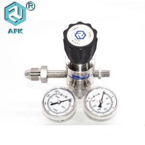 Two Stage Hydrogen Pressure Regulator , High Pressure Air Compressor Regulator