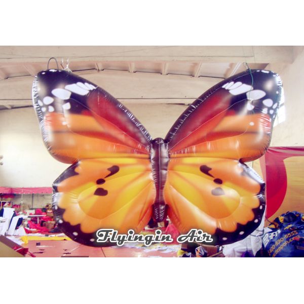 Inflatable Simulation Butterfly Wings Costumes for Wedding Stage Decoration