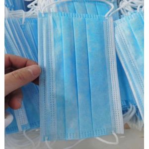 Dust Proof Disposable Surgical Mask 3 Ply Face Mask With Elastic Ear Loop