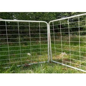 hot dipped galvanized electrostatic powder coated Farm gate 72'' high 16 gauge 6