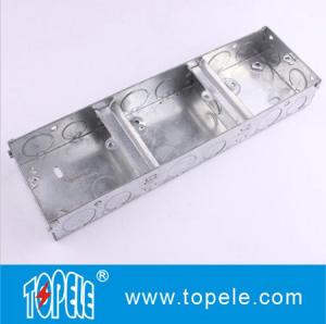 Wholesale 25mm,35mm Steel BS4568 GI Box / Terminal One Gang GI Box, Electrical Boxes And Covers from china suppliers