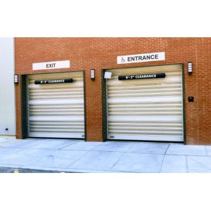 Customized High Speed Spiral Door With Button Automatic Vertical Overhead Rapid