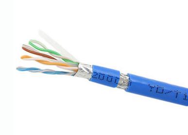 Quality 23 AWG Conductor Copper Lan Cable Cat6 SFTP Cable UL Listed Flame Resistance for sale