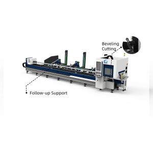 China QH-GZ Zero-tailing Laser Tube Cutting Machine Follow-up Support Beveling Cutting on sale