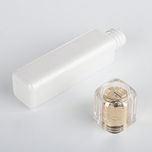 ODM Acrylic Luxury Empty Perfume Bottles Packaging Rose Gold 15ML 30ML