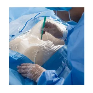 China Class I Instrument Classification Caesarean Drape with Liquid Pouch Standard on sale