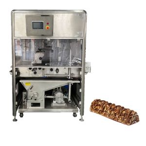 Stainless Steel Chocolate Enrobing Machine With Automatic Operation And PLC