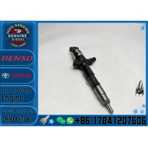 095000-7380 Common Rail Diesel Fuel Injector 23670-30240 Diesel Fuel Injector