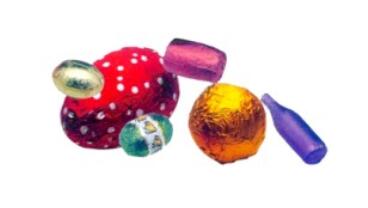 Sweet Snacks Packaging Machine , Chocolate Aluminum Foil Packaging Machine