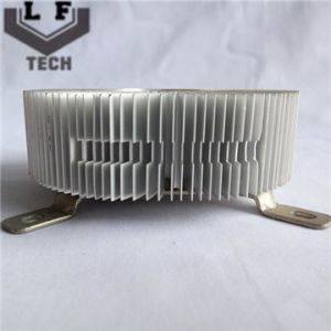 Round Fin Aluminum Extrusion Heat Sinks For CPU Cooler For Large Equipment Heat