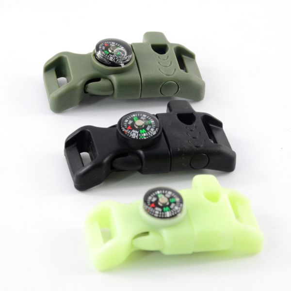 Multifunction Emergency Buckle Fire Starter Flint Lightweight and Durable for Camping