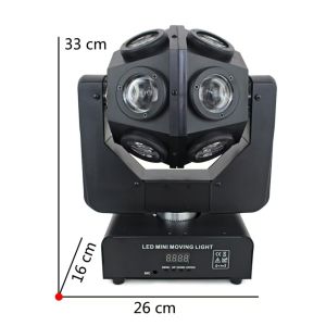 BR-MH330 DMX512 RGBW 4in1 12*10W Moving Head Light