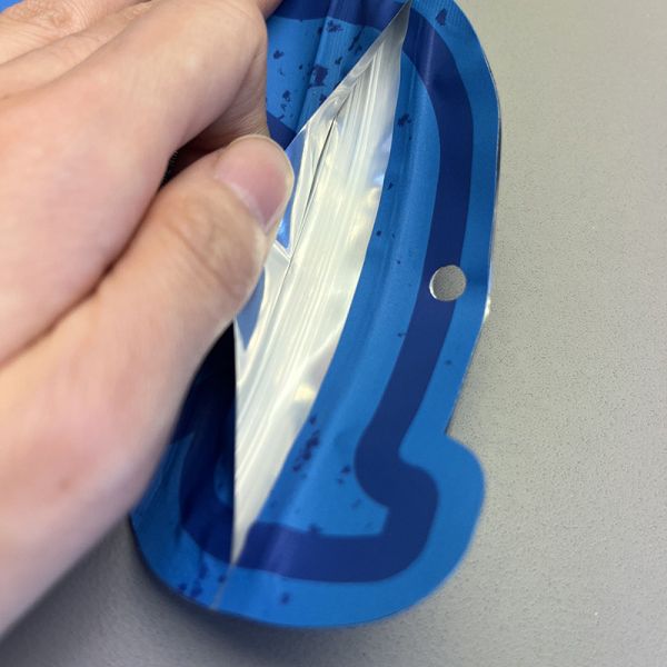 Customized Unique Shaped OEM Mylar weed Bags With ziplockk For Marijuana Food