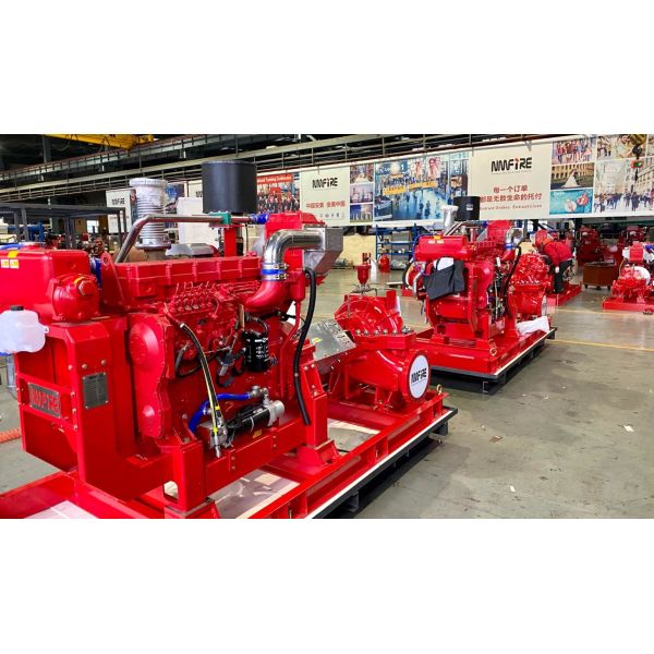 2000GPM 1480RPM Diesel Engine Split Case Centrifugal Pump For Fire Fighting