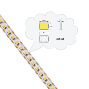 IP20 2835 Flexible Adhesive Led Strip Lights 120 LEDs / Meter Every 1 LED