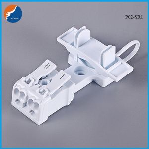 Screwless Cable Clamp Wire Push In Connector P02-SR1 P02-SR2 For Lamp