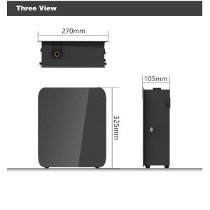 HOMEFISH 1000ML Tablet HVAC Scent Diffuser Machine Button Control