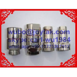 DIN 7/16 connector male plug 1-1/4" flex cable solder type all brass made pim