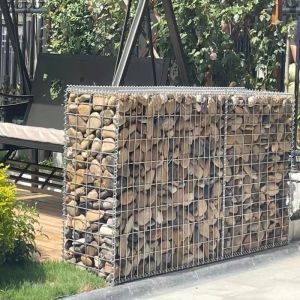 3.8-5.0mm Galvanized Gabion Wire Baskets For Stone Walls River Hill