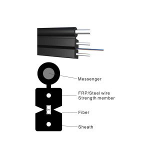 GJYXFCH FTTH Outdoor Self Supporting Drop Cable 4 Core Single Mode Figure 8