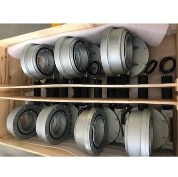 50Mn Enclosed Housing Solar Tracker Slew Drive Gearbox With Electric Motors 9