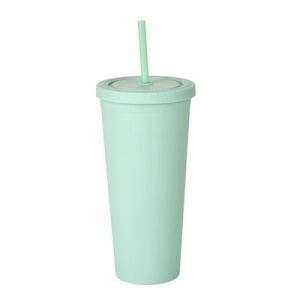 Wholesale 22oz Matte Pastel Tumblers Colored Double Wall Insulated Acrylic Tumblers With Lids And Straws Easy To Clean Perfect For Custom Creations from china suppliers
