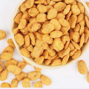 Classic Enlightened Roasted Broad Beans Golden Color Fava Beans Lightly Salted