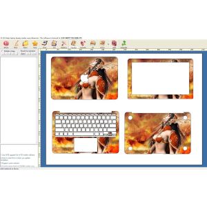 Daqin Laptop Vinyl Skin And Sticker Making Machine CE