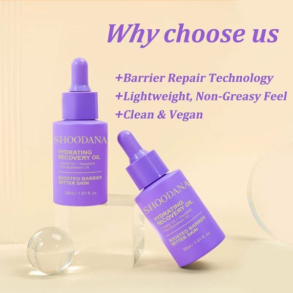 Custom Organic Vegan Vitamin C & Hyaluronic Acid Face Oil for Women Pore Shrinking Anti-Wrinkle Whitening and Revitalizing Serum