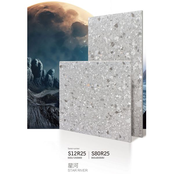 Light Gray 60x120cm AAA Grade Indoor Porcelain Floor Tiles