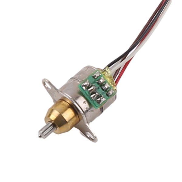 Mini 10mm diameter linear stepper motor 2-phase 4-wire fixed axis micro linear