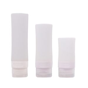 Odorless 38ml 60ml 80ml Silicone Travel Shampoo Bottles