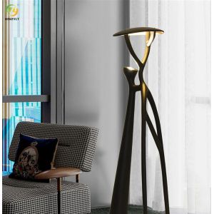 LED Nordic Triangle Floor Lamp FRP Iron For Hotel