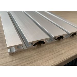 China 6063 T5 T Slot Aluminum Extrusion Profiles Silver Anodized 6000 Series on sale