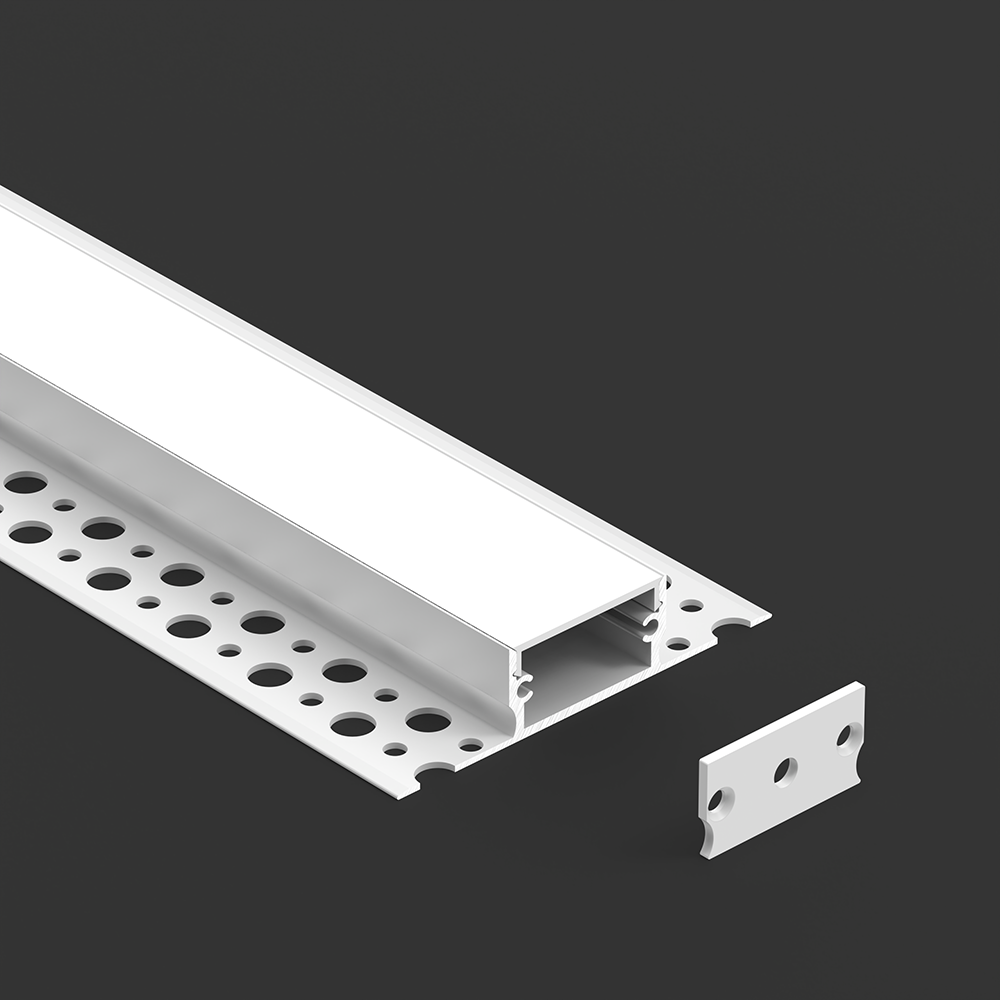 6061-T6 Aluminum Alloy LED Profile with W66.5 × H14.0mm Dimensions and PCB Width