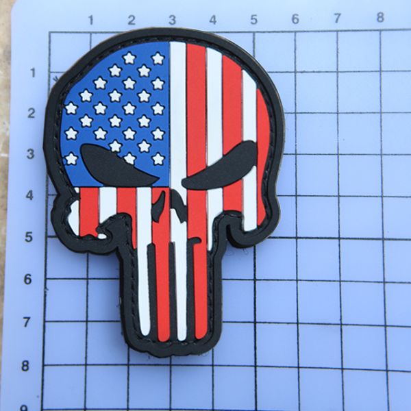 Soft Rubber 2D 3D PVC Patch Velcro Backing Attachment Custom Embossed Logo