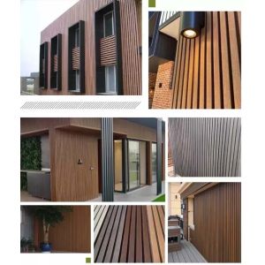 Esay To Install PS Panel 3D Wood Fluted PS Wall Panel Exterior