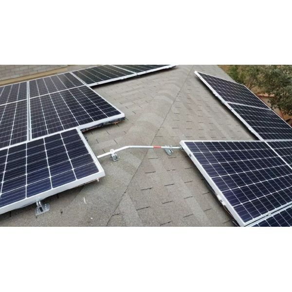 Quality Metal Roof Solar Mounting Anodized Aluminum Structure Solar Bracket PV Mounting Brackets / Flat Roof PV Mounting Systems for sale