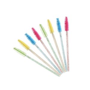 Eyelash Extension Crystal Mascara Brush Disposable Eyelash Brush Brow Lash
