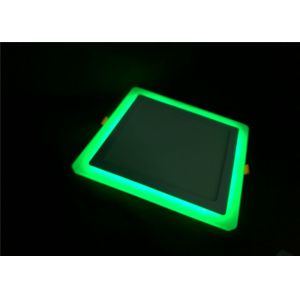 Concealed Square Two Color LED Panel Light , Commercial Color Led Recessed