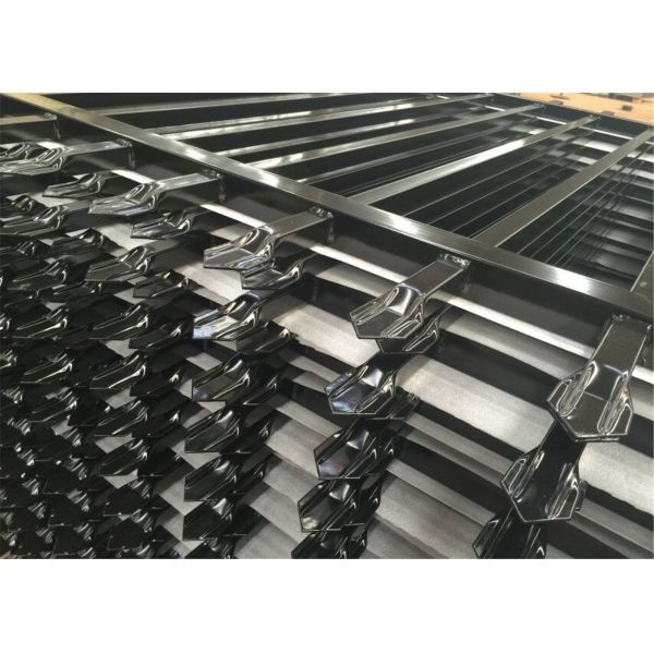 Hot dipped galvanized steel tubular fence panels 1.8m height x 2300mm width