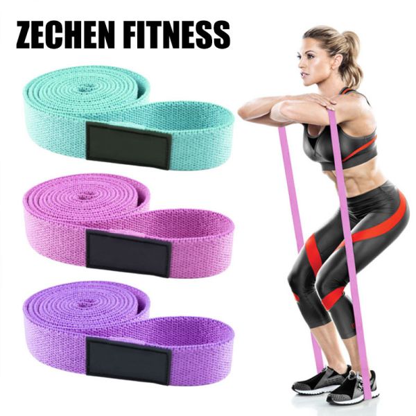 Quality 2000mm Resistance Loop Bands Pull Ups Exercise Elastic Fabric Set Workout for sale