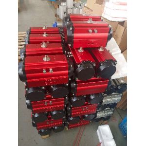 actuators double acting pneumatic aluminum rack and pinions rotary actuator